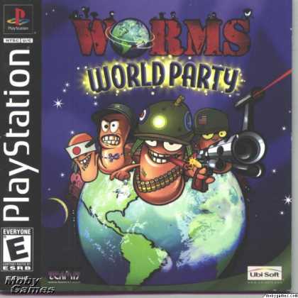 PlayStation Games - Worms World Party