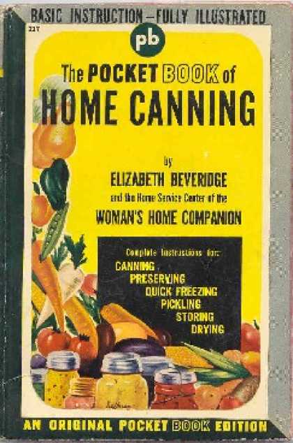 Pocket Books - The Pocket Book of Home Canning - Elizabeth Beveridge