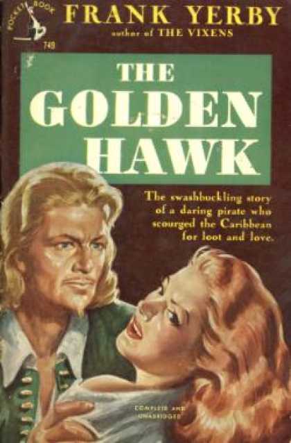 Pocket Books - The Golden Hawk - Frank Yerby