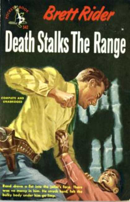 Pocket Books - Death Stalks the Range - Brett Rider