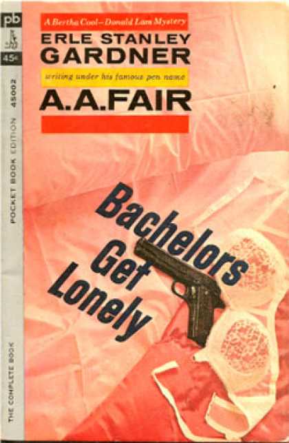 Pocket Books - Bachelors Get Lonely - Erle Stanley Gardner