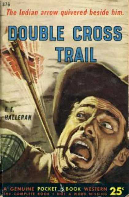 Pocket Books - Double Cross Trail - E. E. Halleran