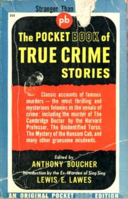 Pocket Books - The Pocket Book of True Crime Stories - Anthony Boucher