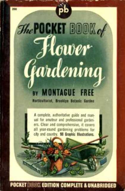 Pocket Books - Pkt Book of Flower Gardening - Montague Free