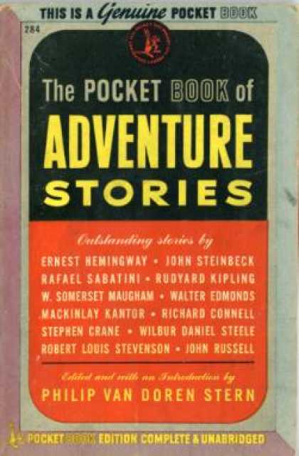 Pocket Books - The Pocket Book of Adventure Stories - Philip Van Doren, Ed. Stern