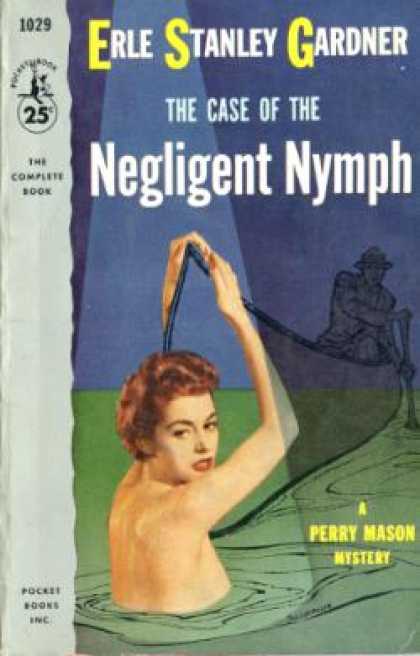 Pocket Books - Perry Mason, the Case of the Negligent Nymph - Erle Stanley Gardner