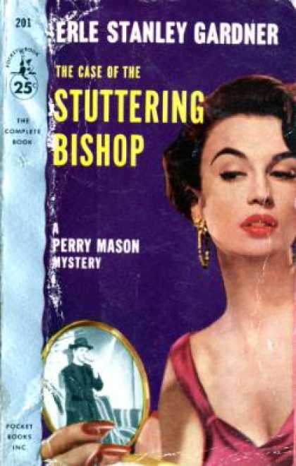 Pocket Books - The Case of the Stuttering Bishop (vintage Pocket Books, #201) - Erle Stanley Ga