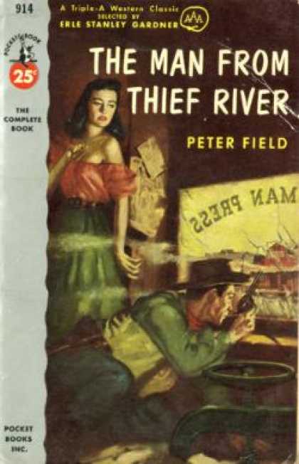 Pocket Books - The Man From Thief River - Peter Field