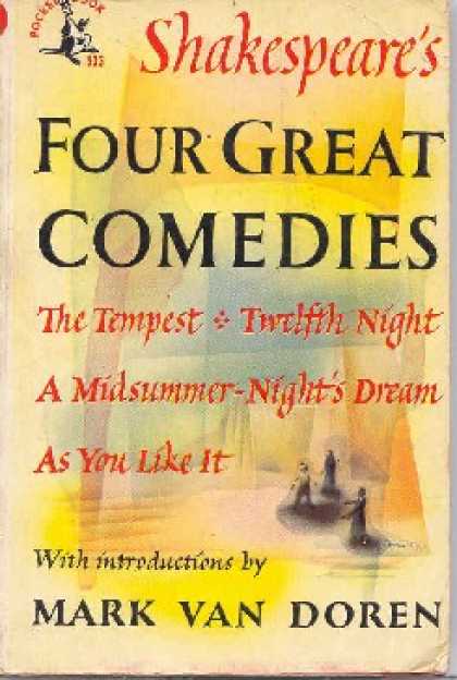 Pocket Books - Shakespeare's Four Great Comedies: The Tempest, Twelfth Night, a Midsummer-night