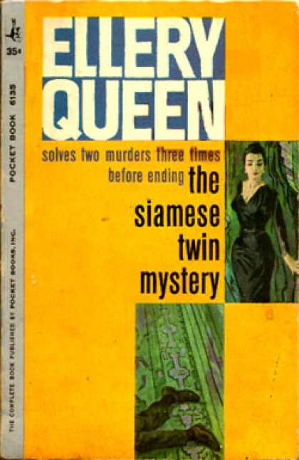 Pocket Books - The Siamese Twin Mystery - Ellery Queen