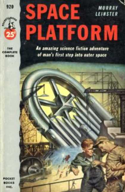 Pocket Books - Space Platform 1st Edition Thus - Murray Leinster
