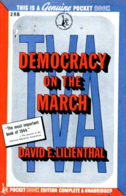 Pocket Books - Tva: Democracy On the March - David Eli Lilienthal