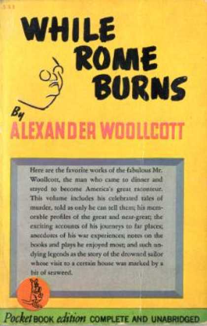 Pocket Books - While Rome Burns - Alexander Woollcott