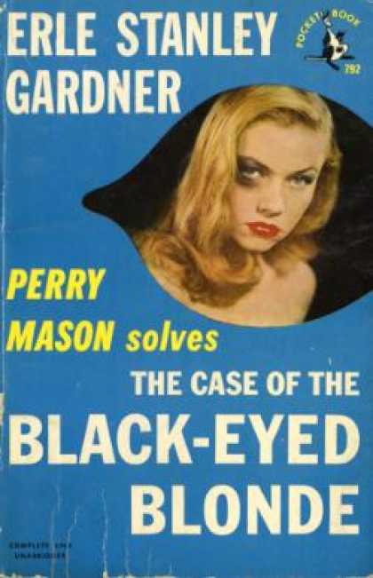 Pocket Books - Case Black Eyed Blonde - Erle Stanley Gardner