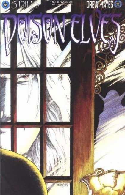 Poison Elves 11 - Drew Hayes - White Hair - Window Panes - Eye - Haunted Face