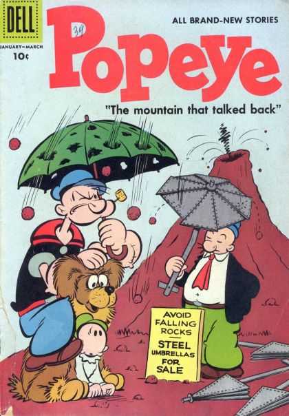 Popeye 39 - Volcano - Umbrella - Wimpy - Pipe - Rocks