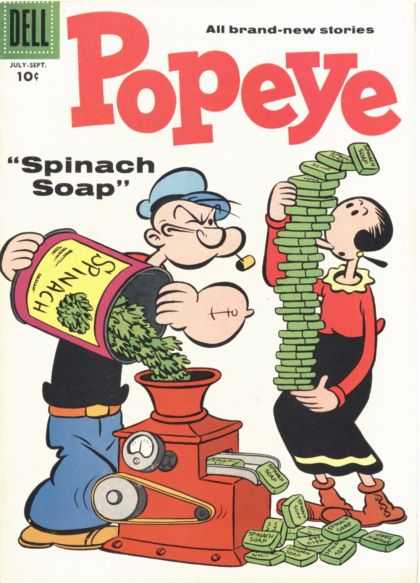 Popeye 41 - The Inventor - The Green God - How To Become Superhuman - Best Thing In The World - Helping Girlfriend Out
