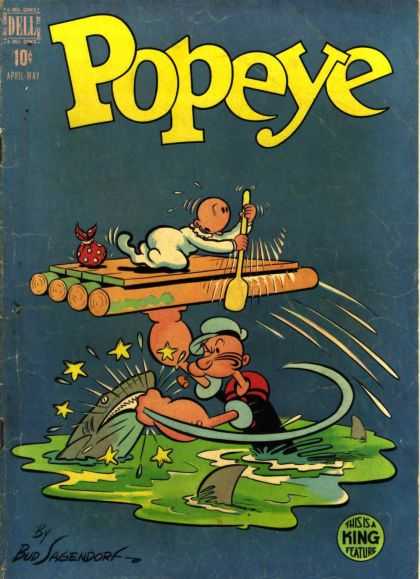 Popeye 6 - Barge - Sailorman - Shark - Bud Sagendorf - Star