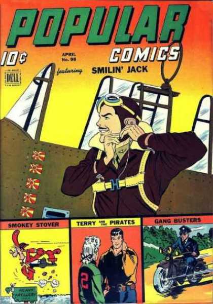 Popular Comics 98 - Comics - Popular - Pilot - Gang Busters - Terry And The Pirates
