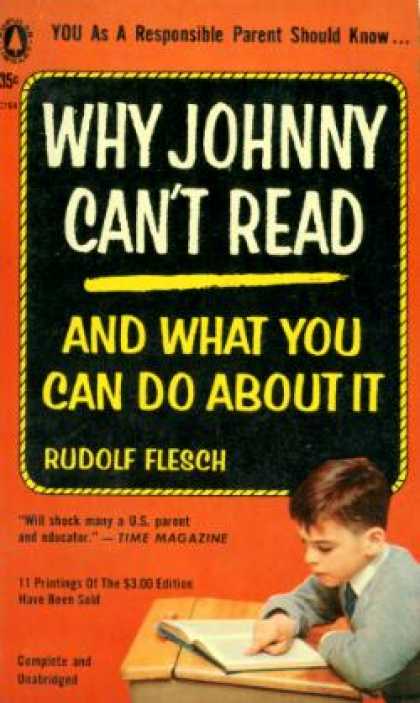 Popular Library - Why Johnny Can't Read: And What You Can Do About It - Rudolf Flesch