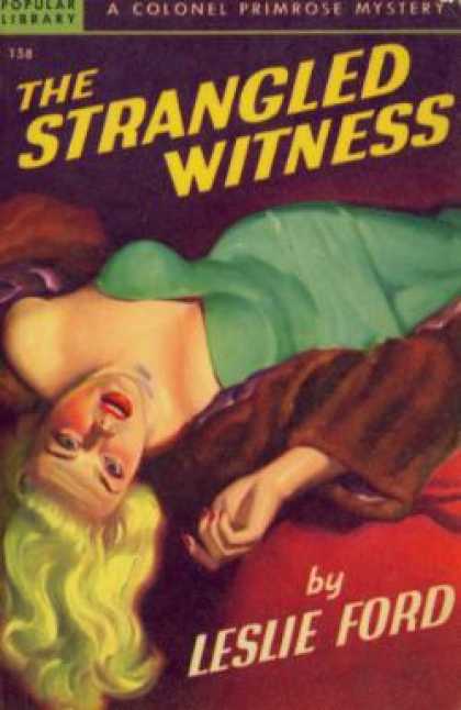 Popular Library - The Strangled Witness - Leslie Ford