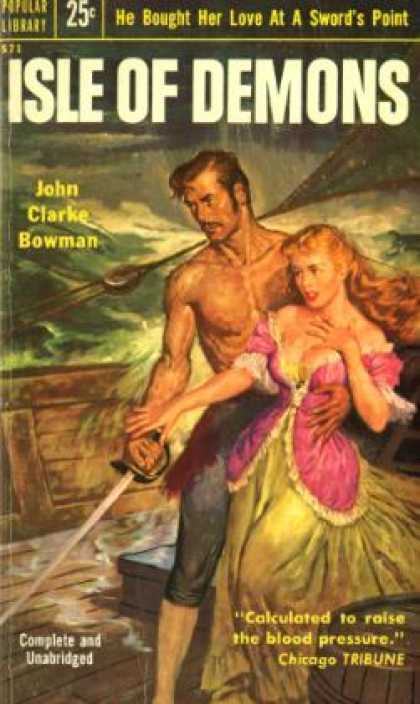 Popular Library - Isle of Demons: A Rousing Historical Novel - John Clarke Bowman
