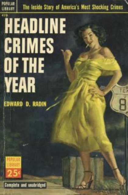 Popular Library - Headline Crimes of the Year - Edward D Radin