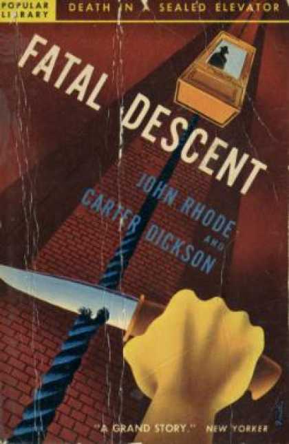 Popular Library - Fatal Descent - John Rhode and Carter Dickson