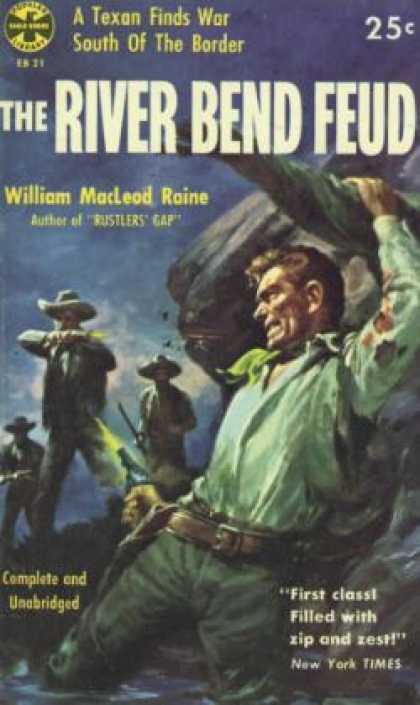 Popular Library - The River Bend Feud - William Macleod Raine