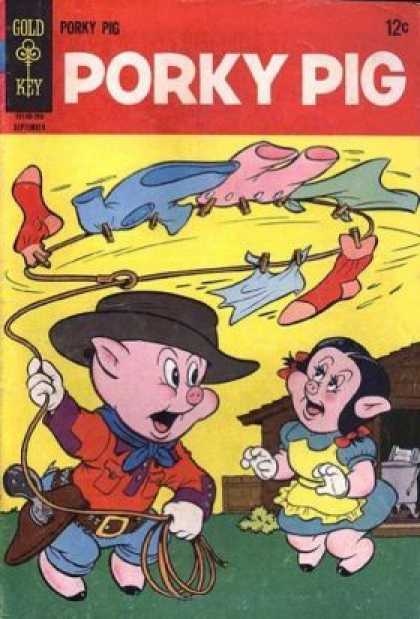 Gold Key - Cloth Lone - Socks - Clips - Tarso Porky Pig 14 - Gold Key - Cloth Lone - Socks - Clips - Tarso