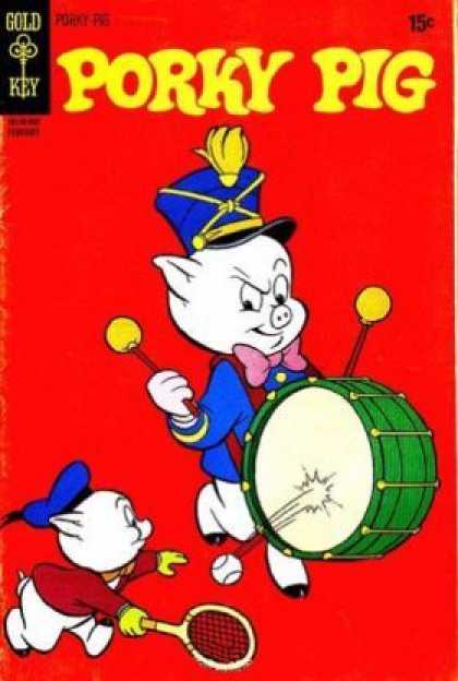 Porky Pig 28 - Swine - Father And Son - Funny - Stupid - American