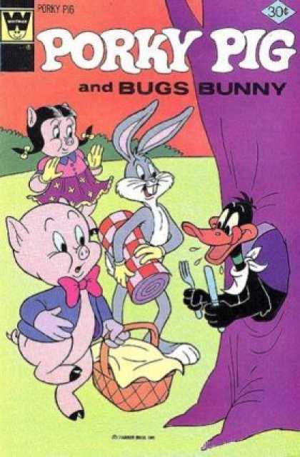 Porky Pig 74 - Bugs Bunny - Daffy Duck - Petunia Pig - Pigtails - 30 Cents