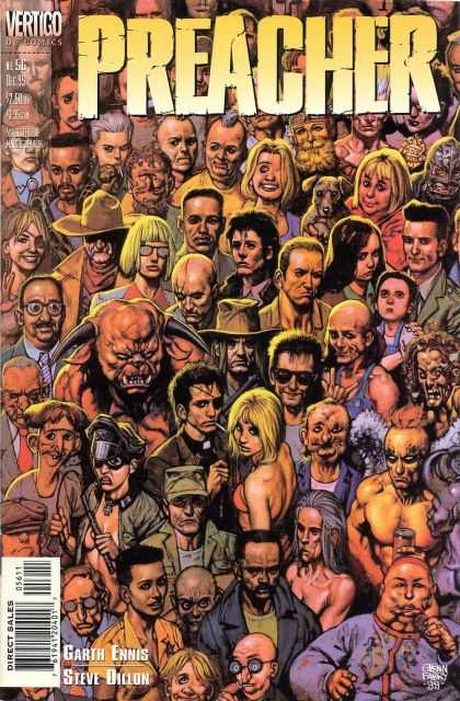 Preacher 56 - Issue 56 - The Congregation - Demon In The Crowd - Vertigo Comics - Dc Comics