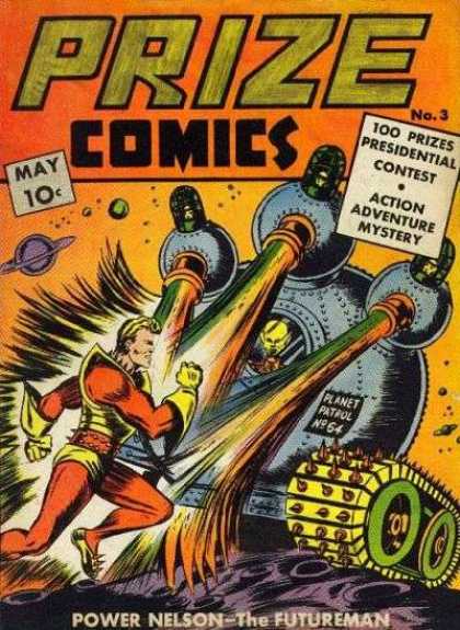 Prize Comics 3 - 10 Cents - May - Power Nelson - The Futureman - Saturn