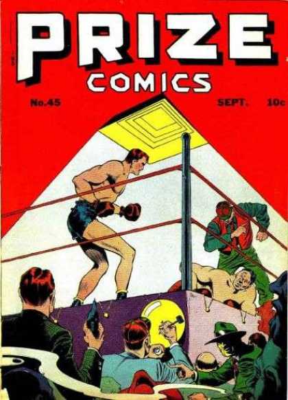 Prize Comics 45 - Boxers - Knock Out - Ring - Punch - Boxing Match