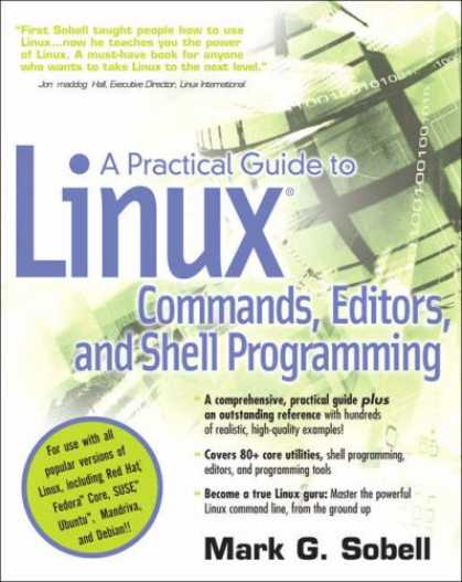 Programming Books - A Practical Guide to Linux(R) Commands, Editors, and Shell Programming