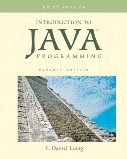 Programming Books - Introduction to Java Programming, Brief Version (7th Edition)