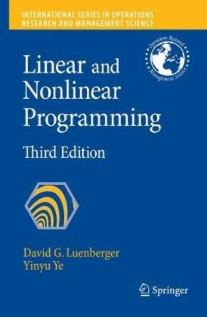 Programming Books - Linear and Nonlinear Programming (International Series in Operations Research &