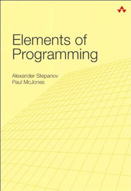 Programming Books - Elements of Programming