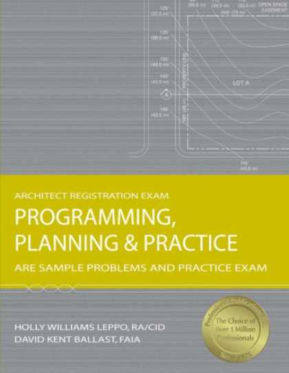 Programming Books - Programming, Planning & Practice: ARE Sample Problems and Practice Exam (Archite