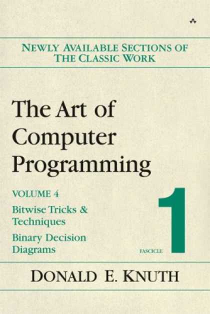 Programming Books - The Art of Computer Programming, Volume 4, Fascicle 1: Bitwise Tricks & Techniqu