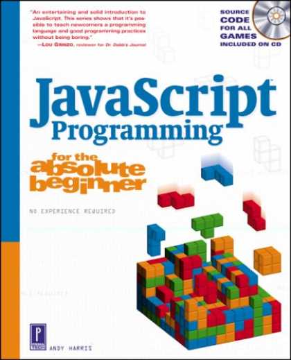 Programming Books - JavaScript Programming for the Absolute Beginner (For the Absolute Beginner (Ser