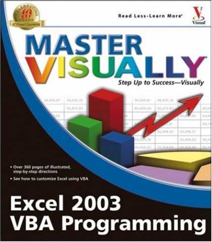 Programming Books - Master Visually Excel 2003 VBA Programming