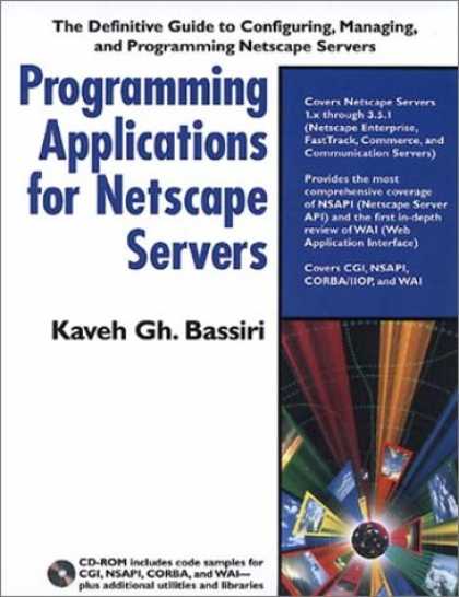 Programming Books - Programming Applications for Netscape Servers
