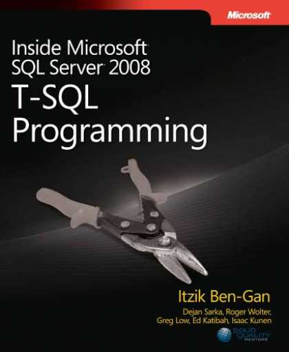 Programming Books - Inside MicrosoftÂ® SQL ServerÂ® 2008: T-SQL Programming (Pro-Developer)