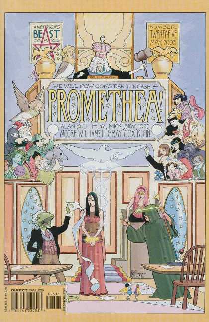 Promethea 25 - Frog Person - Fairies - Crown - Gavel - Golden Birds - III Williams, Mick Gray