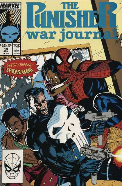 Punisher War Journal 14 - Marvel - Spider-man - Shattered Glass - Kids - Guns - Jim Lee