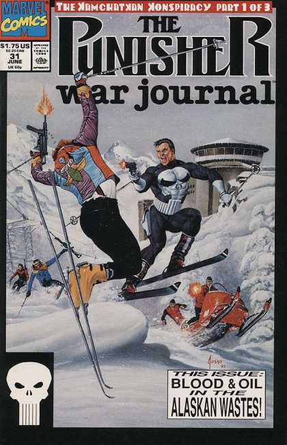 Punisher War Journal 31 - Marvel - Marvel Comics - Punisher - War Journal - Blood And Oil - Joe Jusko