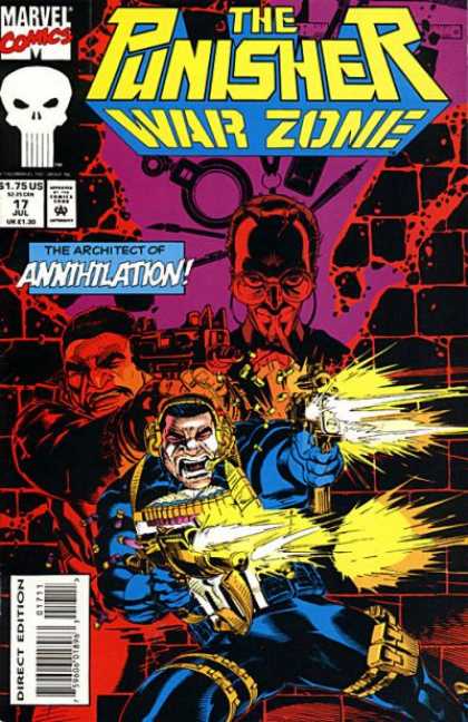 Punisher: War Zone 17 - Marvel - Skull - July - Annihilation - Gun