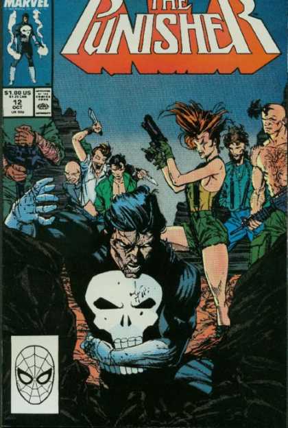 Punisher 12 - Marvel Comics - Mob - Evil - Supernatural - Ghosts - Tim Bradstreet, Whilce Portacio